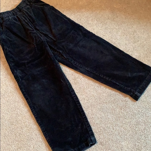 Boys elastic waist cords navy size 6 - Picture 1 of 1